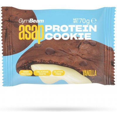 GymBeam ASAP Protein Cookie vanilka 70 g – Zboží Dáma