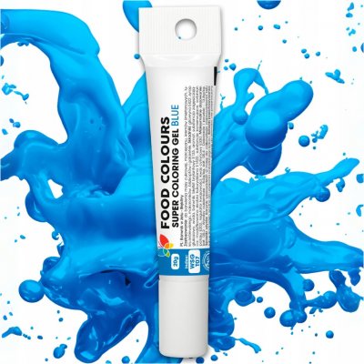 Food Colours Gelová barva tuba Modrá 20 g – Hledejceny.cz
