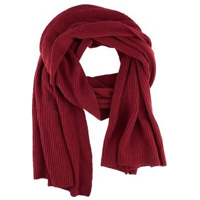 Vlnka šála Sofia s vlnou Merino červená – Zboží Dáma