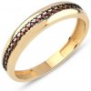 Prsteny Lillian Vassago Zlatý prsten s barevnými zirkony LLV77 GR004