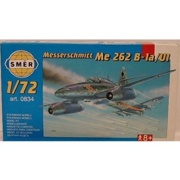 Směr Model Messerschmitt ME 262 B 1a U1 14 7x17 4 cm 1:72