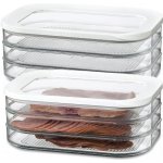 Mepal Modula bílá trojúrovňová plastová dóza na uzeniny 1,6 l – Sleviste.cz