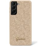 Pouzdro Guess PC/TPU Glitter Flakes Metal Logo Samsung Galaxy S23 zlaté – Sleviste.cz