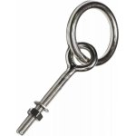 Šroub nerezový M8x90 mm s okem + velkým kroužkem 45mm, nerez A4. – Sleviste.cz