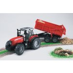 Bruder 2045 Traktor MASSEY FERGUSON 7480 s valníkem – Zboží Dáma