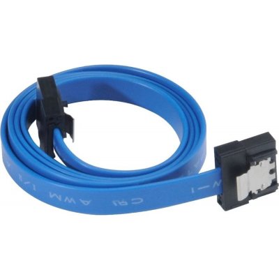 Kabel Akasa SATA 3.0 Proslim 50cm modrý Kabel, 7-pin SATA III na 7-pin SATA III, 50cm, modrý AK-CBSA05-50BL – Zboží Mobilmania