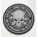ARMED PATCHES PVC nášivka God will judge our enemies – Sleviste.cz