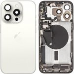 Apple iPhone 14 Pro Max - Zadní housing s předinstalovanými díly (Silver) – Sleviste.cz
