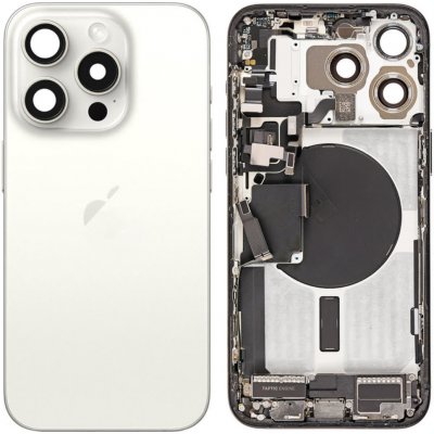 Apple iPhone 14 Pro Max - Zadní housing s předinstalovanými díly (Silver) – Zbozi.Blesk.cz