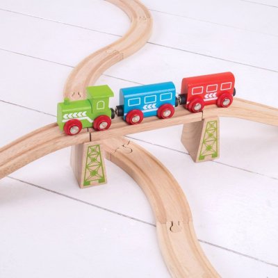 Bigjigs Rail Mostní pilíře 6 ks – Zboží Dáma