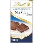 Lindt Mléčná čokoláda bez přidaného cukru 100 g – Zboží Dáma