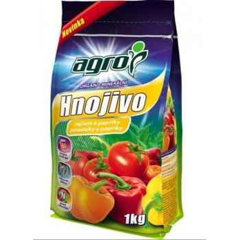 Agro Organominerální hnojivo rajčata a papriky 1 kg