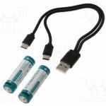 KEEPPOWER P1450TC Akum: Li-Ion; 14500,AA; 1,5V; 2500mAh; Ø14,4x50mm; 2ks. – Sleviste.cz