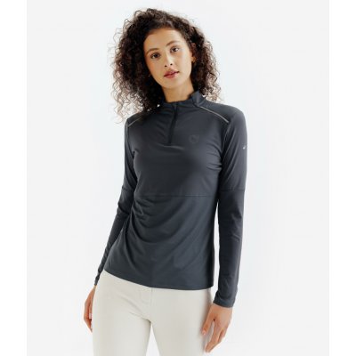 FOUGANZA Dámské jezdecké polo tričko s dlouhým rukávem a UV ochranou – Hledejceny.cz