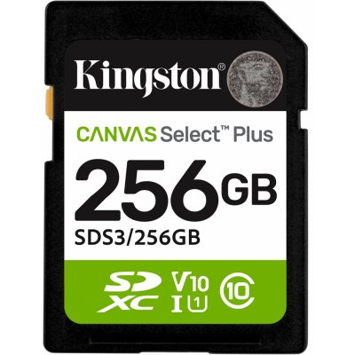 Kingston SDXC 256GB Canvas Select Plus SDS3/256GB – Hledejceny.cz