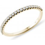 Klenota Jemný zlatý snubní prsten s diamanty k0767013 – Hledejceny.cz