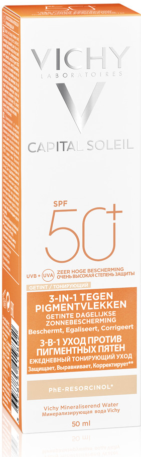 Vichy Idéal Soleil ochranný krém proti pigmentovým skvrnám SPF50+ 50 ml od  328 Kč - Heureka.cz