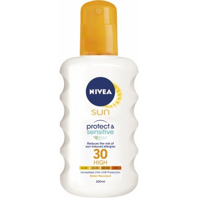 Nivea Sun Pure & Sensitive spray SPF30 200 ml – Zbozi.Blesk.cz