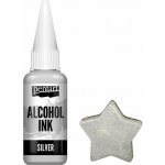 Pentart Alkoholový inkoust 20 ml STŘÍBRNÁ – Zboží Dáma