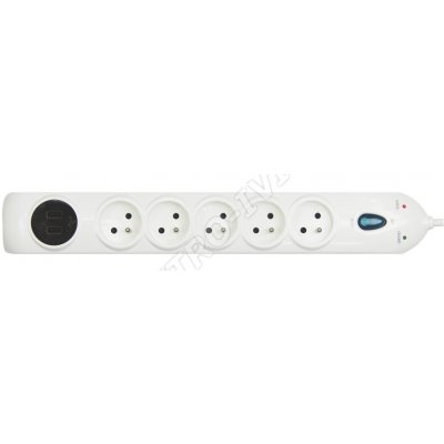 Emos P53952 5 zásuvek 1,2m + USB