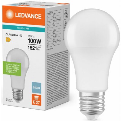Ledvance Žárovka LED 13W -100 E27 6500KE14 2700K 200° – Hledejceny.cz
