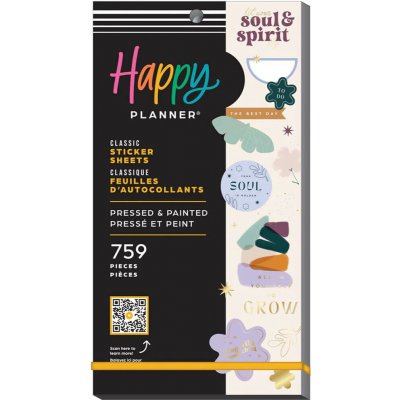 Me and My Big Ideas samolepky Happy Planner Value Pack Pressed & Painted 759 ks – Hledejceny.cz