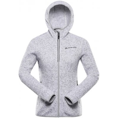 Alpine Pro pánský hřejivý svetr na zip ZEG 2 bílá – Sleviste.cz