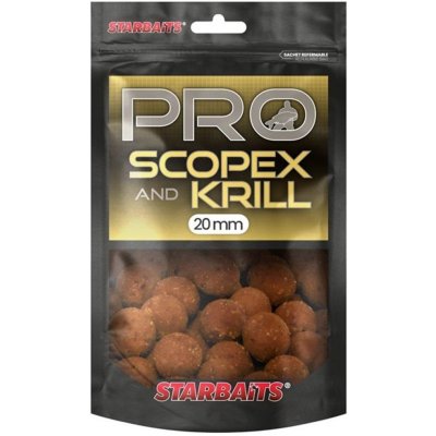 STARBAITS Boilies PRO Scopex Krill 200g 20mm – Zboží Mobilmania