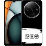 mmCase na Xiaomi Redmi A3 - chemické prvky bíločerné pozadí – Zboží Živě