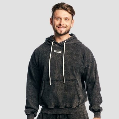GymBeam Aura Hoodie Washed Black – Sleviste.cz