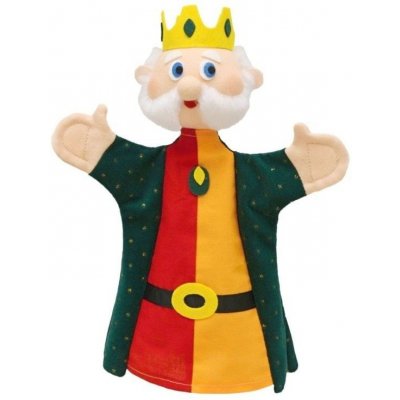 Moravská ústředna Brno KRÁL VALENTÝN maňásek na ruku 29 cm – Zboží Dáma