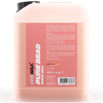 OneWax PURE BEAD Spray Wax 5 l – Zbozi.Blesk.cz