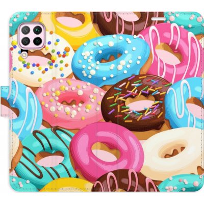 Pouzdro iSaprio Flip s kapsičkami na karty - Donuts Pattern 02 Huawei P40 Lite – Zbozi.Blesk.cz