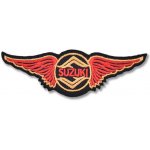 Moto nášivka Suzuki wings 9cm x 3cm – Zboží Dáma