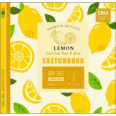 Sketchbook LEMON 20 x 20 cm – Zboží Mobilmania