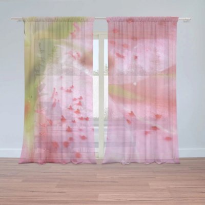 Záclony Květ tulipánu: 2 ks - 150x250 cm - Sablio – Hledejceny.cz