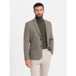 Pánské sako OMBRE OM-BLZB-0135 OLIVE – Zboží Dáma Pánské sako OMBRE OM-BLZB-0135 OLIVE – Zboží Dáma