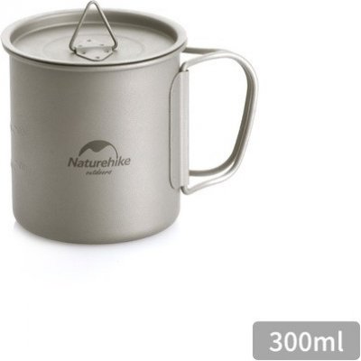 Naturehike titanový hrneček 20CJ 300ml 64g vč. pokličky NH20CJ005 – Zboží Mobilmania