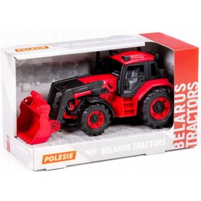 Wader Polesie Traktor Belarus s nakladačem Červený – Zboží Mobilmania