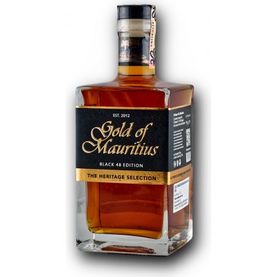 Gold of Mauritius Black 48 Edition The Heritage Selection 48% 0,7 l (holá láhev) – Hledejceny.cz
