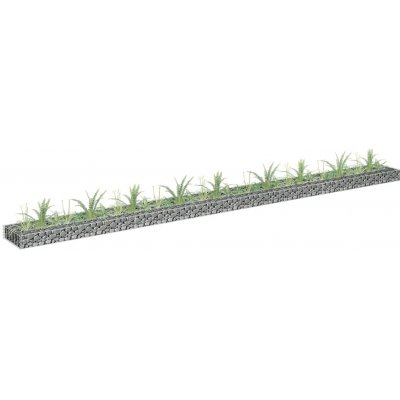 zahrada-XL Gabionový vyvýšený záhon pozinkovaná ocel 360 x 30 x 10 cm – Zboží Mobilmania