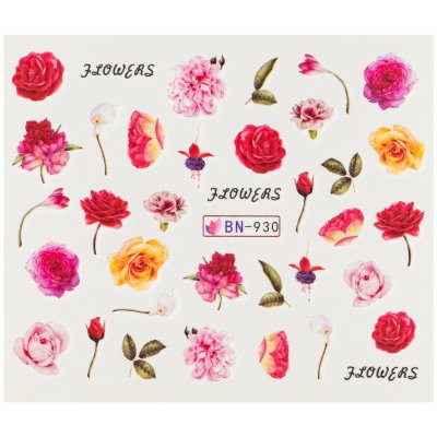 BIO nails Vodolepka BN 930 květy – Hledejceny.cz