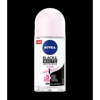 Nivea Invisible for Black & White Clear antiperspirant roll-on 50 ml