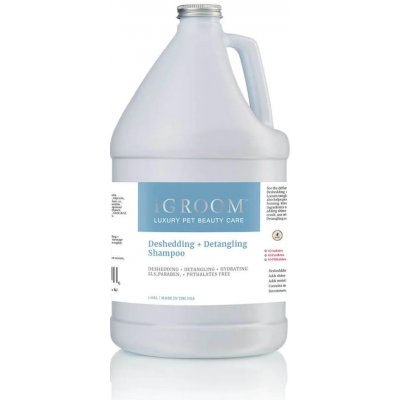 iGroom rozčesávací hydratační šampon pro psy a kočky s ředěním 16: 1- Deshedding Detangling Shampoo 3,79 l – Zboží Dáma