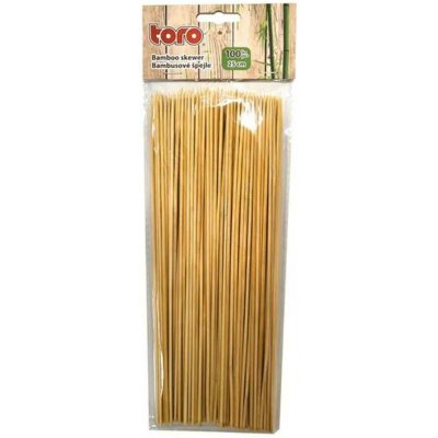 Toro Bambusové špejle hrocené 25 cm 100 ks 268432 – Hledejceny.cz