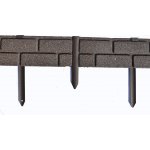 Multy home obrubník Bricks Stones 9 x 120 cm šedá 1 ks – Zboží Mobilmania