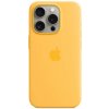 Pouzdro a kryt na mobilní telefon Apple Apple iPhone 15 Pro Silicone Case MagSafe Sunshine MWNK3ZM/A