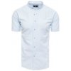 Pánská Košile Dstreet pánská košile s krátkým rukávem modrá KX0995