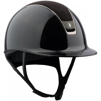 Samshield Jezdecká helma shadowGlossy 2.0 alcantara black chrome black