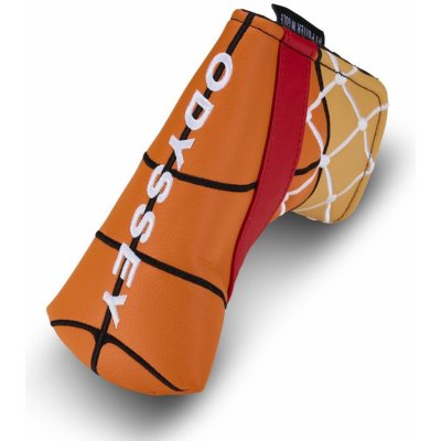 Odyssey Basketball Blade kryt na putter oranžovo/červený – Zboží Dáma